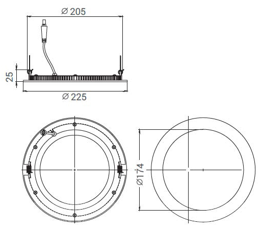 Diora Downlight C 18/1800