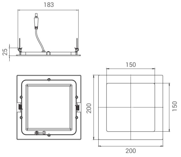 Diora Downlight S 15/1450