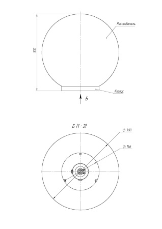 Diora НТУ Шар 15/1700 5K opal
