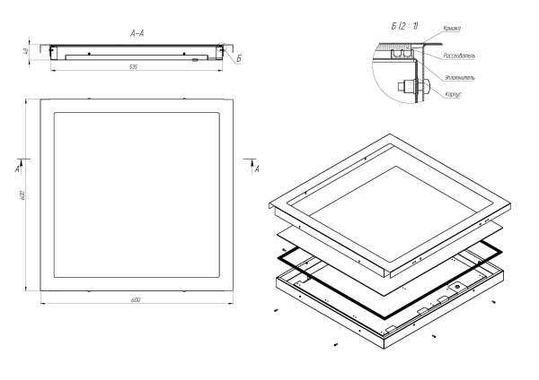 Diora Office Clip 28/3600 prism 5K A